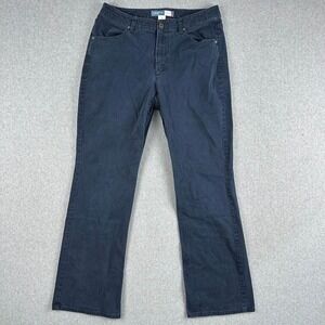 Liz Claiborne Women 10 Bootcut Jean Dark Wash Stretch Denim Western Rodeo Cowboy